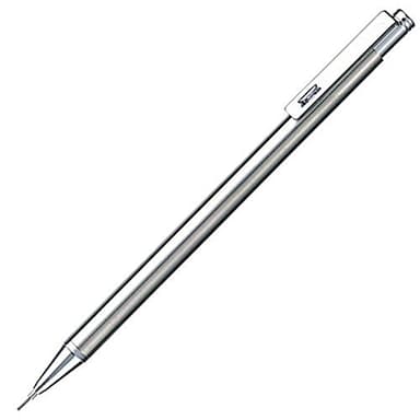 Zebra Mini Mechanical Pencil, 0.5 mm, Silver Body (TS-3)