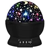 Night Light for Kids,Boys Toys for 3 4 5 6 7 8 Year Old Boys,Star Projector 360 Degree Rotation - 4 LED Bulbs 16 Light Color Changing with USB Cable,Lamp Ceiling Lights for Kids Bedroom