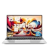 ANPCOWER 2025 Latest Windows 11 Laptop 15.6'', 1TB SSD 32GB Dual-Channel RAM, Intel N5095 Processor(Max 2.9GHz), 1080P Full HD Display, Backlit Keyboard, Fingerprint, Webcam, USB3.0, HDMI, WiFi, BT4.2