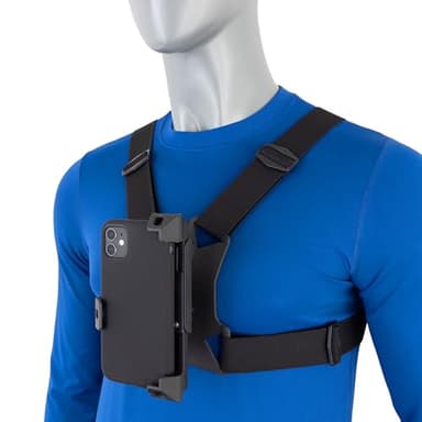 STUNTMAN High Stability Chest Mount for Smartphones - Compatible with iPhone, Samsung, Motorola, Google Pixel and Other Phones