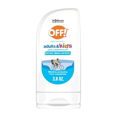 Off! Insect Repellent Lotion for Adults & Kids, Fragrance-Free Picaridin Bug Repellent for Everyday DEET-Free Protection from Mosquitoes and Ticks, 3.8 oz