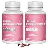Starehonorr Liposomal Glutathione Softgels 1500MG, Reduced Glutathione Supplement with Vitamin C, Better Absorption, Non-GMO Powerful Antioxidant for Healthy Aging, Detox, Immune Health, 120 Softgels