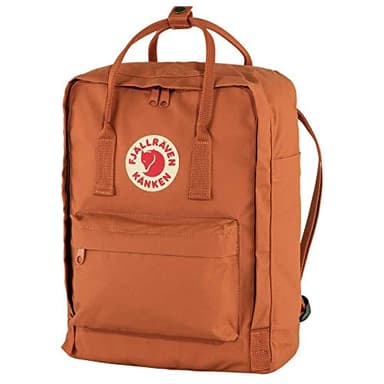 Fjallraven Kånken Backpack for Men, and Women - Lightweight Rugged Vinylon Fabric, Dual Top Handles with Snap Closure, and Classy Look Terracotta Brown One Size One Size
