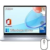 Dell Inspiron 2-in-1 Laptop for Business - 14" FHD + Touchscreen, Intel Core 7 150U, Backlit Keyboard, Fingerprint Reader, Wi-Fi, Windows 11 Pro & Lifetime Microsoft Office | 64GB DDR5 + 4TB SSD
