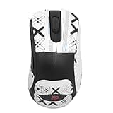 NOUKAJU Mouse Grip Tape Full Coverage for BenQ Zowie EC2-CW Ergonomic Gaming Mouse, Mouse Anti Slip Grip Tape,Self-Adhesive PreCut Sweat-Resistant Professional Mice Upgrade Kit(White)
