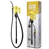 TERA PUMP Telescopic (22.6-34 inch) Liquid Transfer Pump, 55 Gallon Drum Plug-in Electric Pump (4.2 Gal/Min) for Diesel Gasoline Kerosene DEF AdBlue Antifreeze Windshield (Washer Fluid) Detergent