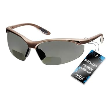 voltX 'CONSTRUCTOR SPORTS POLARISED BIFOCAL Reading Safety Glasses (+2.5 Dioptre) ANSI Z87.1+ & CE EN166F certified. Includes microfibre bag and safety cord + UV400 lens