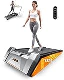 Walking Pad with Auto Incline, 13% BESTGOD Under Desk Treadmill for Home Office 450LBS Weight Capacity, 2.5HP Incline Walking Pad with Remote Control and LED Display