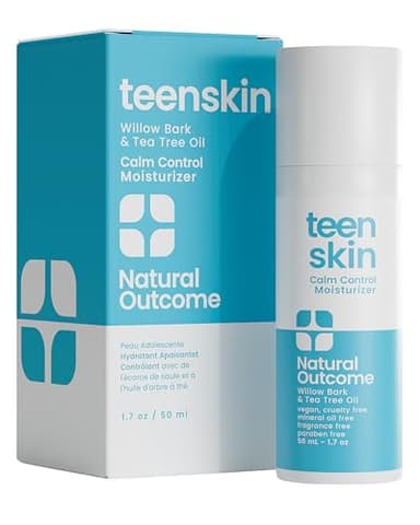 Natural Outcome Teen Skin Moisturizer | Gentle, Non-Toxic Acne Treatment for Boys & Girls | All Skin Types | 50 ML