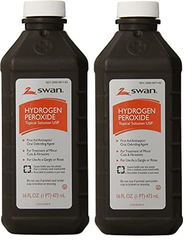 Hydrogen Peroxide Antiseptic Solution 16 Oz - Pack of 2