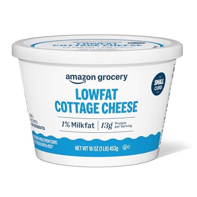 Amazon Grocery, Low Fat Cottage Cheese, 16 Oz (Previously Amazon Fresh, Packaging May Vary)