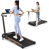 Fithrill Walking Pad with Auto Incline, 9% Incline Treadmill with 3 Slopes, 300LBS Weight Capacity, Under Desk Foldable Treadmill for Home/Office