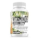 FORTE NATURALS Vitamin D3 5000 IU Supplement 125 mcg Soft Gels Specially for Sensitive Stomachs Supplements with Organic Olive Oil Best Vitamin D3 Supplement for Women & Men Made in USA
