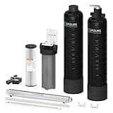 Aquasure Serene Lite 800K Gallons Whole House Salt-Free Water Conditioner/Descaler 4-in-1 Bundle with Pleated Sediment Filter, GAC/KDF55 Treatment System and 8 GPM Light, for 1-3 Bathrooms