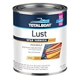 TotalBoat-482869 Lust Marine Varnish, High Gloss and Matte Finish for Wood, Boats, Outdoor Furniture (High Gloss, Quart)