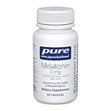 Pure Encapsulations Melatonin 3 mg - Antioxidant Supplement to Support Natural Sleeping & Relief of Occasional Sleeplessness - for Natural Sleep Support* - 60 Capsules