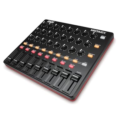 Akai Professional MIDImix - USB MIDI Controller Mixer with Assignable Faders and Master Fader, 24 Knobs and 16 Buttons, 1 to 1 Mapping With Ableton Live