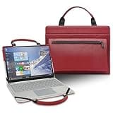 2 in 1 Protective Case + Portable Bag for 14" Asus Chromebook Flip C433 C436 C436FA & Lenovo IdeaPad 5G 14 & Acer Book RS AP714-51T & HP Pavilion x360 14 14-dyXXXX[Not fit Chromebook Flip C434],Red