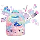REAL LITTLES - Hello Kitty 50th Anniversary Big Backpack, Hello Kitty and Friends, Backpacks with 20 Hello Kitty Working Collectible Surprises Inside! 7.09w x 3.15d x 9.25h Inches
