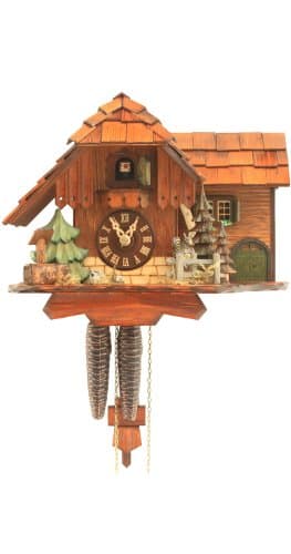 Rombach & Haas Cuckoo Clock Jumping Squirrel