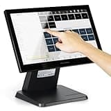 Retail and Restaurant POS Terminal Machine for Small Business, Point of Sale Cash Register with Windows 11 Professional, 15.6” Touch Screen, Black, Hardware Only