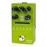 FLAMMA FS08 Octave Pedal Electric Guitar Polyphonic Octave Effects Pedal Dry Signal Control 7 Presets Slots