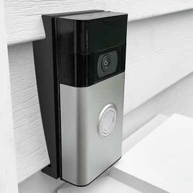 AMTHKNO Video Doorbell Vinyl Siding Mounting/Adapter Angle Adjustment Plate W/Hardware, for Ring Video Door-Bell/VideoD-oorbell, R ing 2, R ing 3, Ring 3 Plus Video Doorbell fit Standard Style Siding