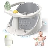 CAKJFA Baby Bath Seat: Infant Bath Seats for Babies Sitting Up - Toddler Bath Seat for Babies 6 Months & Up Baby Bathtub Seat with Non-Slip Suction Cups Baby Bath Tub Chair for Shower