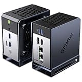 GMKtec EVO-X1 AI Mini PC AMD Ryzen AI 9 HX-370 Series (up to 5.1GHz) Mini Gaming Computers, 32GB LPDDR5X 2TB PCIe 4.0 SSD, Triple Screen 8K Display, WiFi 6 & USB4/Oculink Interface