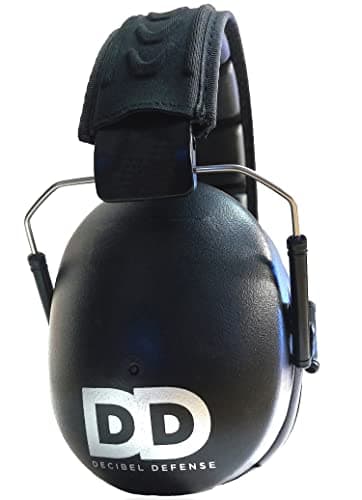 Professional Safety Ear Muffs by DECIBEL DEFENSE - 37dB NRR - The HIGHEST Rated & MOST COMFORTABLE Ear Protection for Shooting & Industrial Use - THE BEST HEARING PROTECTION GUARANTEED (EXTRA LARGE)