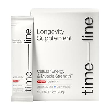 Timeline Mitopure Urolithin A Supplement Powder - Clinically Proven Support for Healthy Aging and Cellular Renewal - Mitoceutical for Muscle Support and Longevity