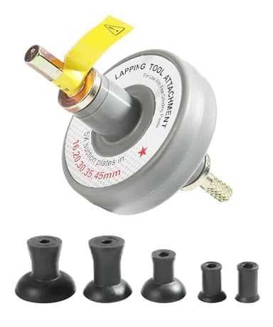 bylikeho Valve Lapping Tool,Valve Lapping Kit,Car Accessories Valve Grinding Tool Valve Lapping Attachment Tool with 5 Suction Plates,Labor Saving Small Engine Valve Lapper Kit for Automotive