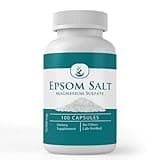 Pure Original Ingredients Epsom Salt, (100 Capsules) Always Pure, No Additives Or Fillers, Lab Verified