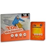 GENTLAN Toe Warmers,Natural Odorless Toe Warmers for Feet,Up to 8 Hours Long Lasting Heat,Air Activated Foot Warmer with Adhesive, 10 Counts Toe Warmers Disposable