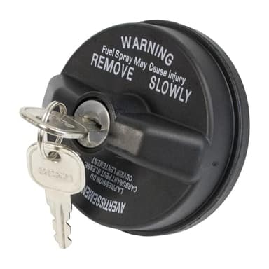 Xurkcinp Locking Gas Cap Fit for Jeep Dodge Chrysler Cherokee Challenger Charger Liberty Grand Cherokee Journey Ram 1500 2500 3500 Wrangler TJ LJ JK JKU JL JT Lock Fuel Tank Cap 05278655AB 5278655AB