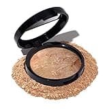 LAURA GELLER NEW YORK Award-Winning Baked Balance-n-Brighten Color Correcting Powder Foundation - Medium - Buildable Light to Medium Coverage - Demi-Matte Natural Finish