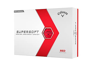 Callaway Golf Supersoft Golf Balls (2023, Red)