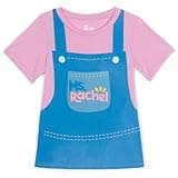 Ms. Rachel Toddler Girls Cosplay T-Shirt Pink/Blue 3T