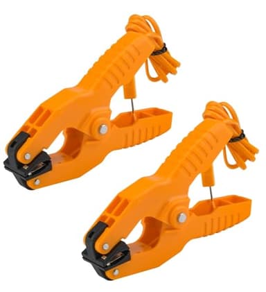 2 PCS Temperature Clamp K Type Temperature Pipe,Aideepen HVAC Thermocouple Clamp Probe Temperature Probe Clamp -40~392°F(-40~200℃)