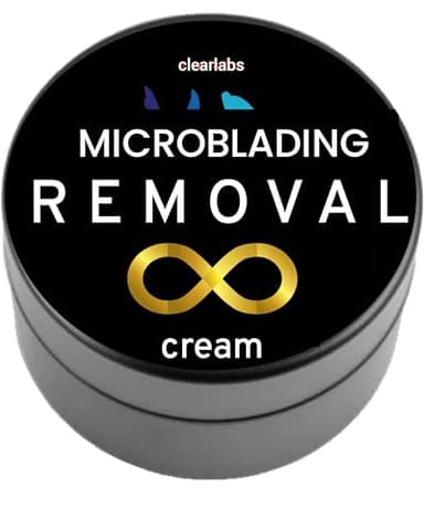 Microblading Removal Cream– for EyeBrow Pigment Color Removal– 1Fl OZ- 38ml