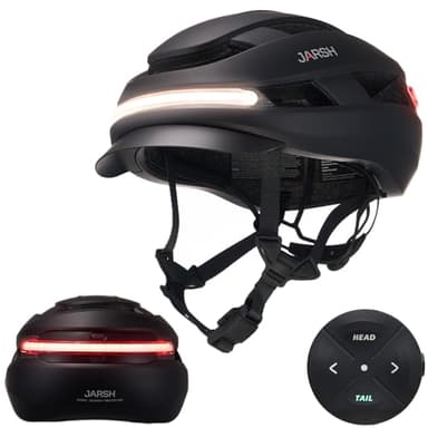 JARSH Commute Smart EBike Helmet with Lights | NTA-8776 Certified for Electric Bikes, Scooters | Cycling Helmet Night Ride | Turn Signal | Fidlock Buckle | Electric Bike Helmet for Adults, Men, Women