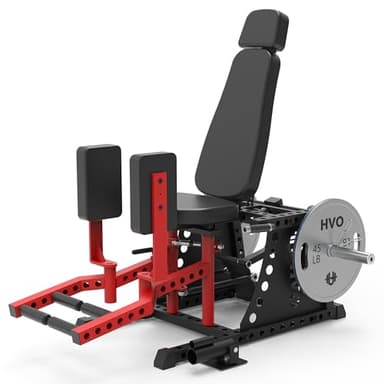 HVO Hip Abductor Adductor Machine: Commercial Heavy Duty Inner and Outer Thigh Exercise Equipment Adduction Abduction Machine Glute Machines Landmine Attachment