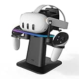 KIWI design Charging Dock for Meta Quest 3S, Quest 3, Quest 2 or Quest Pro, Vertical Charging Stand, Accessories Made for Meta