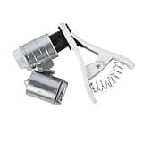 Beileshi 60x Zoom Microscope Magnifier LED Clip-on Micro Lens for Universal Mobile Phones Universal Clamp