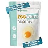 inGreens 283g Egg White Powder | 10 oz Egg White Protein Powder | Made in USA | Gluten-Free | No Antibiotics | Lactose-Free for Baking | Cooking | Desserts