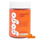 GOGO Fiber Gummies for Adults, 60 Count (Pack of 1) - Prebiotic Chicory Root Inulin Fiber Supplement - Daily Gummy Fiber for Digestive Gut Health - Non-GMO, Vegan & Cruelty-Free