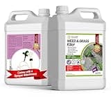 ECO Garden PRO - Organic Vinegar Weed Killer | Kid Safe Pet Safe | Clover Killer for Lawns | Moss Killer | Green Grass & Poison Ivy Killer | Spray Ready Glyphosate Free Herbicide (1 Gal with Sprayer)