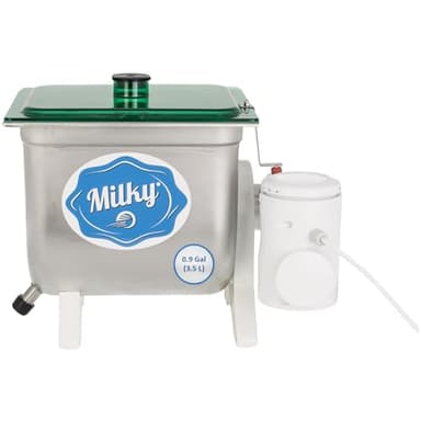 Electric Butter Churn Milky FJ 10 (115V) | Made of Stainless Steel | Butter in 20-30 minutes | Easy to Use | 0.9 Gallon Capacity | Made in the EU | 2-Year Warranty