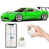 No Subscription No Sim Card GPS Tracker for Vehicles Mini GPS Tracker Compatible with iOS and Android Real Time Global Cars Pets or Keys