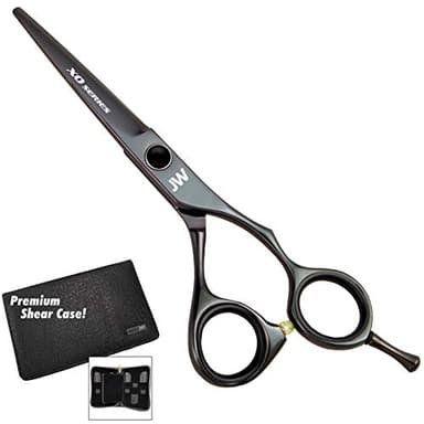 JW XO Black Hair Cutting Shears (5.0 Inch Right Hand)